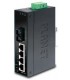 Switch ISW-511 Planet Technology: Soluzione Ethernet per Ambienti Industriali - Vista Laterale