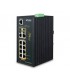 IGS-4215-8P2T2S: Switch industriale con porte PoE e SFP - Vista Laterale