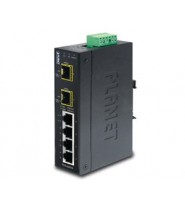 Planet IGS-620TF: Switch Gigabit Ethernet 4-Porte 10/100/1000 Ip30 Slim + 2-Porte