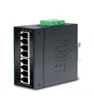 ISW-801T, switch Ethernet slim con 8 porte resistente alle temperature estreme. Vista Laterale