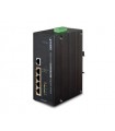 Planet IGS-504HPT: Switch industriale 5 Porte Gigabit Ethernet, 4 Porte PoE+ finoa 30w, Ip30, Plug 'n Play