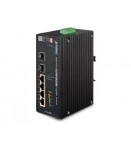 IGS-624HPT - Switch Gigabit POE+ 4 Porte 10/100/1000 Base-T IP30 - 2 Porte SFP 100/1000X (-40 to 75 C)