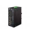 Planet IGS-624HPT: Switch Gigabit POE+ 4 Porte 10/100/1000 Base-T IP30 - 2 Porte SFP 100/1000X (-40 to 75 C)