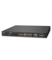 Planet GS-4210-16P4C: Switch L2 16 porte PoE+ Gigabit con 4 SFP, budget 220W