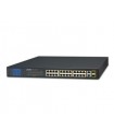 Switch Fast Ethernet Poe 24 Porte 10/100+ Tx + 2 Porte Gigabit