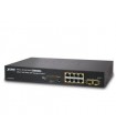 Planet GS-4210-8P2S: Switch Gigabit Ethernet PoE Layer 2, 8 Porte 10/100/1000Base-T PoE