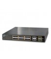 Planet GS-4210-24P4C: Switch Gigabit Ethernet L2 24 Porte PoE+ Gigabit, 4 Porte SFP/TP