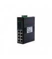 4Net Switch Industriale 8 Porte Poe + 2 Sfp 1000Base-Fx