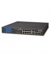 Switch Gigabit Ethernet PoE 8-Porte 10/100/1000-T  2-Porte 10/100/1000T + 2-Porte 1000X SFP