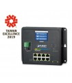 Planet WGS-5225-8T2SV: Switch Industriale Ethernet L2+ a 10 porte: 8 porte RJ45 Gigabit PoE+, 2 porte SFP