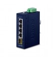 Switch Unmanaged 4-Porte 10/100/1000T + 1-Porta 100/1000X SFP Compact Size (-40 a 75°C)