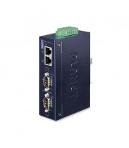 Server Media Converter Industriale 2-Porte Rs232/Rs422/Rs485 Ip30 (2 X 10/100Tx, -40 A 75°C, 15Kv Isolation, Dual 12~48V Dc)