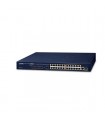 24-Porte 10/100Base-Tx 802.3At Poe + 1-Porta Gigabit Tp/Sfp Combo Ethernet Switch