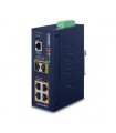 L2+ Industrial 4-Port 10/100/1000T 802.3At Poe + 2-Port 100/1000X Sfp Managed Ethernet Switch