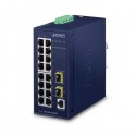 Switch Managed L2/L4 16-Porte 10/100/1000T + 2-Porte 100/1000X Sfp (-40 A 75°C)