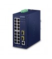 Switch Managed L2/L4 16-Porte 10/100/1000T + 2-Porte 100/1000X Sfp (-40 A 75°C)