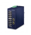 Switch Unmanaged 16-Porte 10/100/1000T + 2-Porte 1000X Sfp (-40 A 75°C)