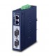 Modbus Gateway Industriale 2-Porte RS232/RS422/RS485 2 x 10/100-TX, -40 a 75°C, 15KV isolation, dual 12~48V DC