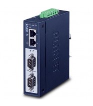 Modbus Gateway Industriale 2-Porte Rs232/Rs422/Rs485 2 X 10/100-Tx, -40 A 75°C, 15Kv Isolation, Dual 12~48V Dc