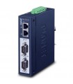 Modbus Gateway Industriale 2-Porte Rs232/Rs422/Rs485 2 X 10/100-Tx, -40 A 75°C, 15Kv Isolation, Dual 12~48V Dc