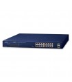 Planet GSW-1820HP: Switch PoE+ Gigabit PLANET GSW-1820HP - 16 porte PoE+, 2 SFP, Non gestito, LED