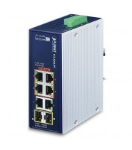 Switch Unmanaged 4-Porte 10/100/1000T 802.3Bt Poe + 2-Porte 10/100/1000T + 2-Porte 100/1000Xsfp (-40 A 75°C)