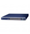 Planet GS-6322-24P4X: Switch Managed Gigabit a 24 Porte PoE++ ad Alta Potenza con Uplink 10G SFP+ e 2000W PSU