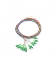 Lc Pigtail 900Um Fiber 9/125 1 Mt Confezione Da 12 Pezzi Di Colori Differenti