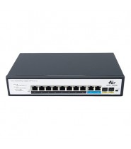 Switch 8P 10/100/1000T PoE 250mt 802.3af/at 120W +2P 10/100/1000-T +2P SFP