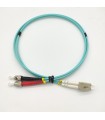 Lc-St Patchcord Zipduplex Cable 50/125 Om3 1 Mt