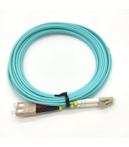 Lc-Sc Patchcord Zip Duplex Cable 50/125 Om3 10 Mt
