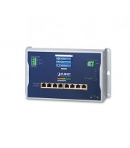 WGS-5225-8UP2SV: Switch PoE++ Gigabit , LAN e Fibra ottica, per reti industriali, Vista Laterale