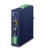 Industrial 1-porta RS232/422/485 Serial Device Server con 1-Porta 100BASE-FX SFP