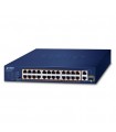 Planet FGSD-2621P: Desktop Switch PoE+ a 24 Porte PoE+ con 2 Lan Gigabit e 1 SFP