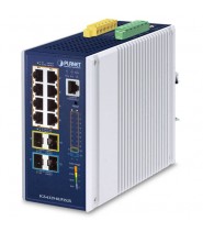 Industrial L3 8-Port 10/100/1000T 802.3Bt Poe + 2-Port 1G/2.5G Sfp + 2-Port 10G Sfp+ Managed Ethernet Switch