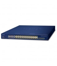 L3 16-Porte 100/1000X Sfp + 8-Porte Gigabit Tp/Sfp + 4-Porte 10G Sfp+ Stackable Managed Switch (Dual 100~240V Ac)