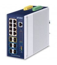 IGS-6329-8UP2S4X PLANET Switch Ethernet Industriale L3 Alta Densità | PoE+ | SFP 1G/2.5G | SFP+ 10G - Vista Laterale