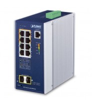 PLANET IGS-4215-4UP4T2S: Switch Industriale Robusto con PoE+ e Gestione L2/L4 - Vista Laterale