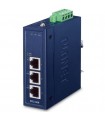 Industrial 3-Port Ethercat Junction Slave (-40~75 Degrees C, Dual 9~48V Dc, 1 X 100Tx Rj45 In, 2 X 100Tx Rj45 Out)