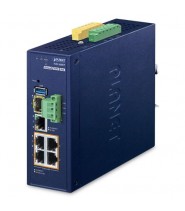 VPN Security Gateway Industriale 4-Porte 10/100/1000T 802.3at PoE + 1Porta 10/100/1000T + 1 Porta 1000X SFP