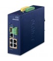 Planet IVR-300FP: VPN Security Gateway Industriale 4-Porte 10/100/1000T 802.3at PoE + 1Porta 10/100/1000T + 1 Porta 1000X SFP