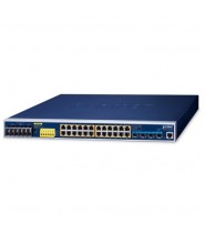 Switch Managed Industriale 24 Porte PoE++ 95W + 4 Porte 10G SFP+ - PLANET