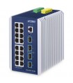 Switch Managed L3 16-Porte 10/100/1000T + 4-Porte 10G SFP (-40 a 75°C)