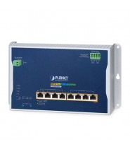 Switch gestito industriale da parete L3 con 4 porte 2.5G 802.3bt PoE+, 4 porte 10/100/1000T 802.3bt PoE+ e 2 porte 10G SFP+