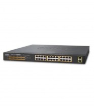 Switch Poe 24 Porte 10/100/1000T + 2Porte 1000Sfp