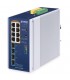 Switch Managed L2/L4 8-Porte 10/100/1000T 802.3bt PoE + 4-Porte 10G SFP+ Power Budget 360W  Extended Mode 250mt (-40 a 75°C)
