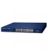 Switch Managed Web Smart 24-Porte 10/100/1000T  802.3at PoE + 2-Porte 1000X SFP (260W)