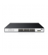 Vista frontale del 4N-SMG16P2S di 4Net, con 16 porte Gigabit Ethernet PoE e 2 porte uplink SFP
