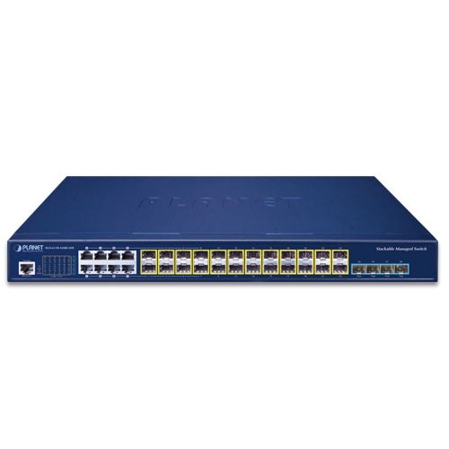 SGS-6310-16S8C4XR Switch Managed L3 | 24 Porte SFP Gigabit | 4 Porte SFP+ 10 Gigabit | Layer 3 |Vista Frontale SGS-6310-16S8C4XR Switch Managed L3 | 24 Porte SFP Gigabit | 4 Porte SFP+ 10 Gigabit | Layer 3 |Vista Frontale