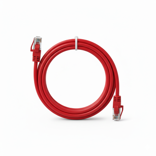 4Net Patch Cord Cat 6A U/UTP 0,5 m LSZH rosso – CP6AUUTP05R